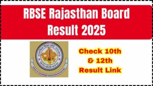 RBSE Rajasthan Board Result 2025