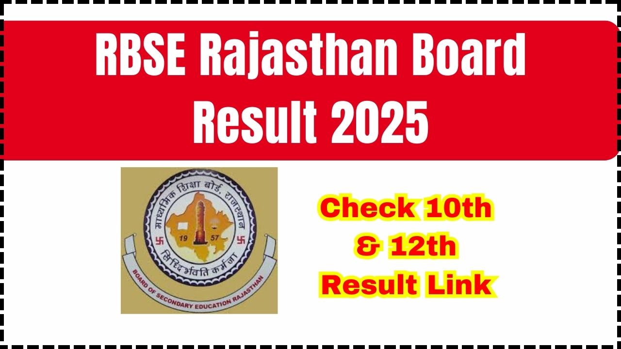 RBSE Rajasthan Board Result 2025